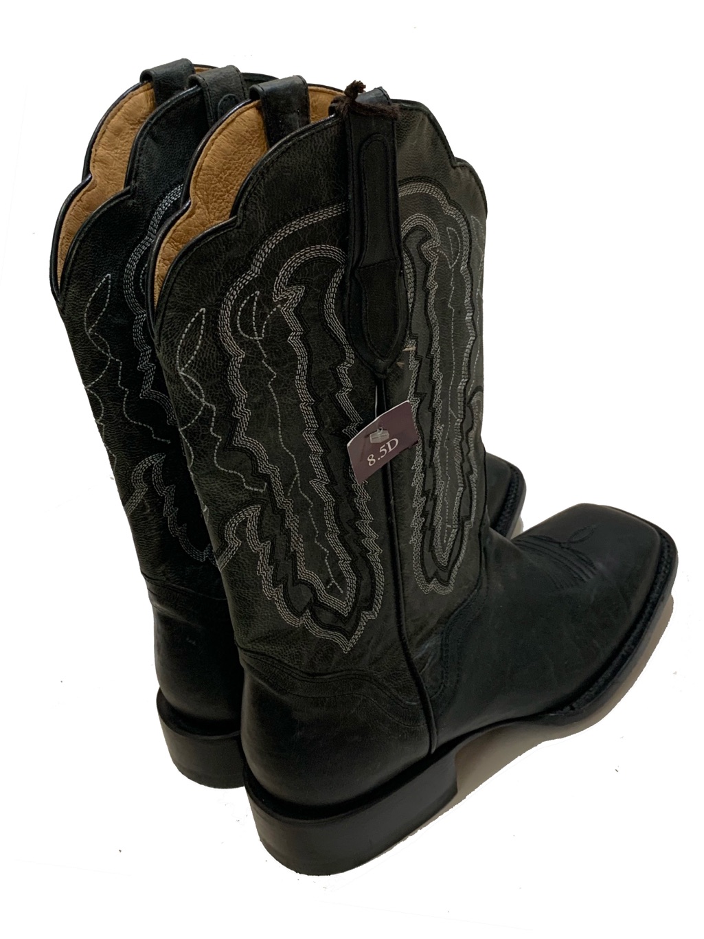 J.B Dillon Men's Black Western Cowboy Boots